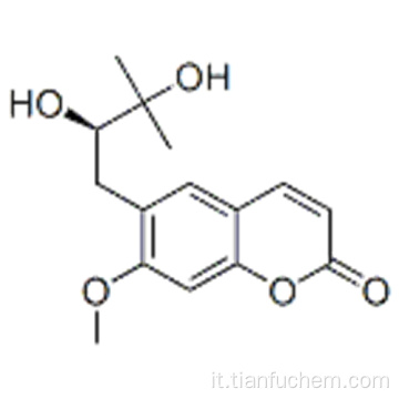 2H-1-Benzopyran-2-one, 6 - [(2R) -2,3-diidrossi-3-metilbutil] -7-metossi CAS 28095-18-3